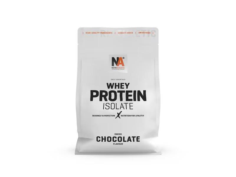 NUTRIATHLETIC Nahrungsergänzung Whey Protein Isolate Swiss Chocolate
