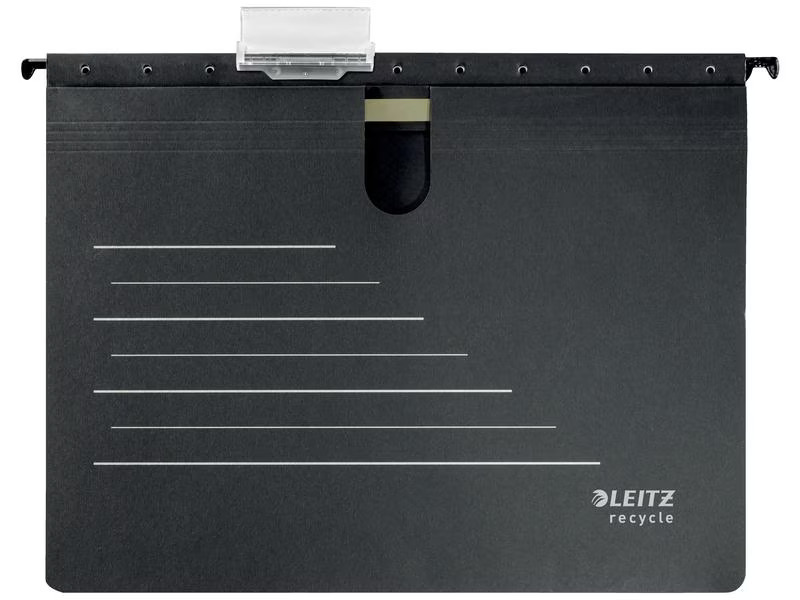 Leitz Hängeregister Recycle Schwarz, 10 Stück