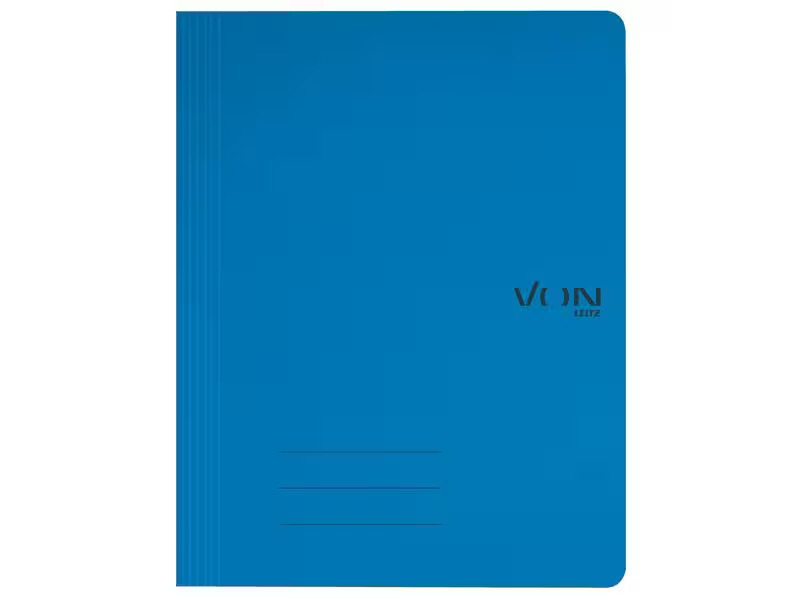 VON Schnellhefter mit Heftmechanik, Blau, 10 Stück