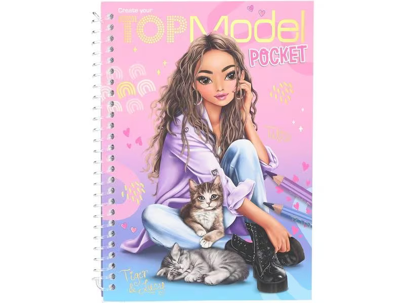 Depesche Malbuch Top Model Pocket 120 Seiten