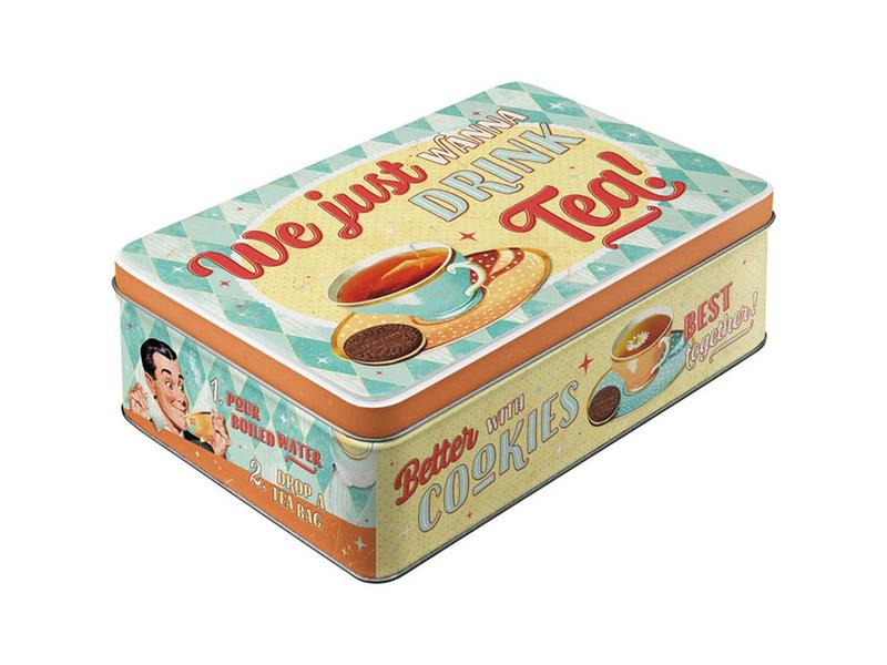 Nostalgic Art Vorratsdose Tea &amp; Cookies 3 l, Mehrfarbig