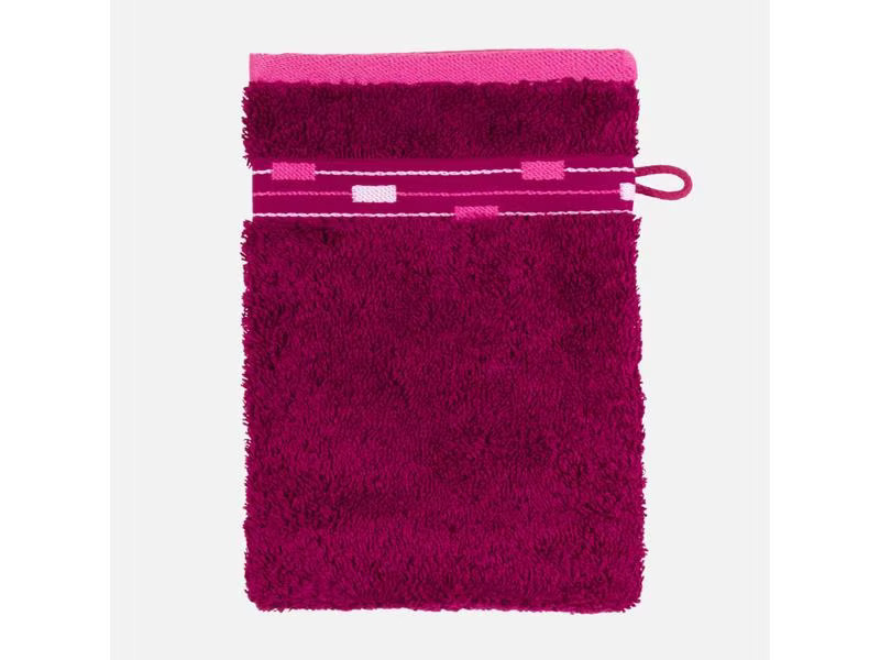 Frottana Waschhandschuh Magic 15 x 20 cm, Berry