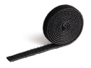DURABLE Klettband-Rolle Cavoline Grip 10 mm x 1 m, Schwarz
