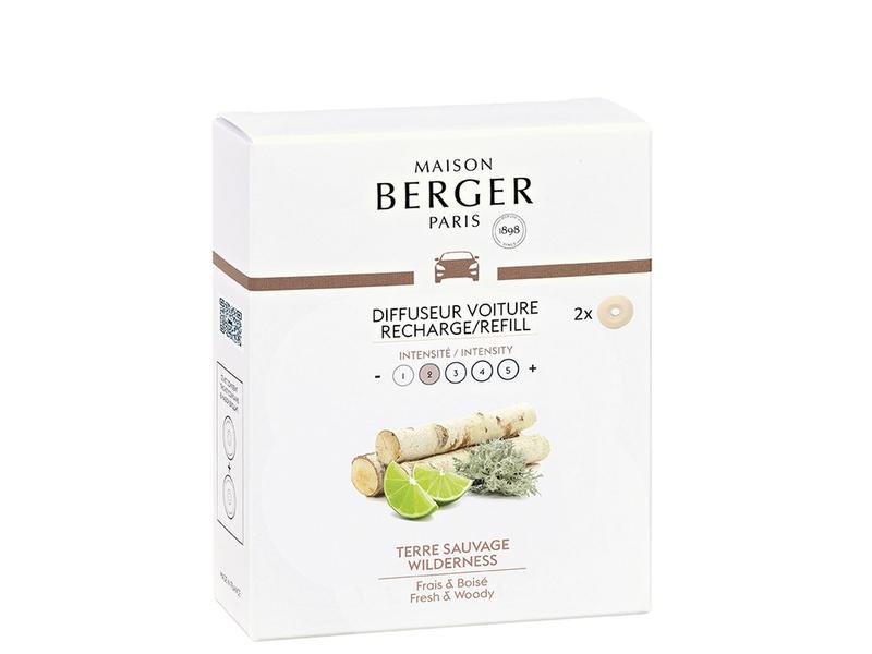 Maison Berger Autodiffusor Refill Terre Sauvage 2 Stück