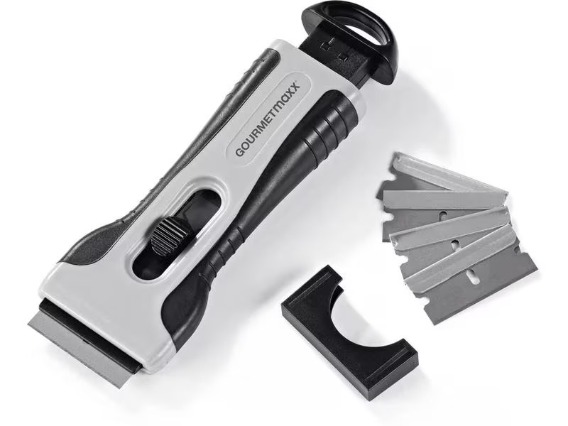 GOURMETmaxx Glaskeramikschaber 4 Ersatzklingen