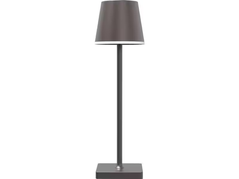 xoxo design ag Akku-Tischleuchte X2, 3W, 3000K, 38 cm, Anthrazit