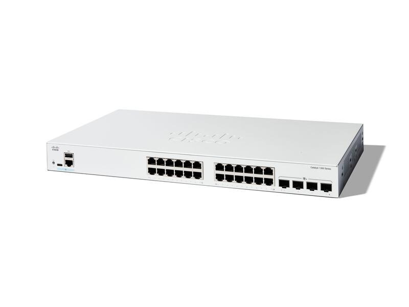 Cisco PoE+ Switch Catalyst C1300-24FP-4X 28 Port