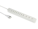 Schönenberger Steckdosenleiste 3 x horizontal / 7 x vertikal 5 m, Weiss