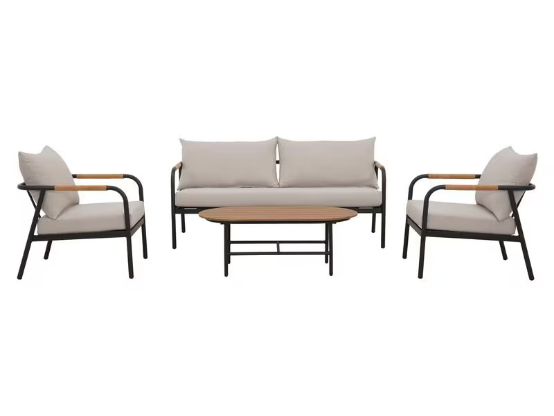 Schou Loungeset Olga, Set 5-teilig, Kork