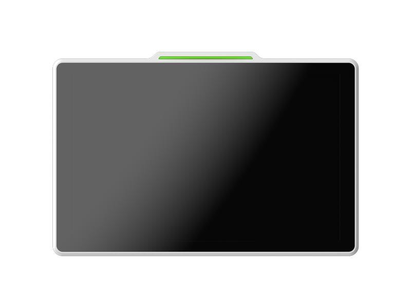 easescreen Touch Panel Qbic TD-1060 Slim 10.1, Weiss