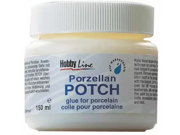 Kreul Servietten-Lack &amp; Kleber Potch Porzellan 150 ml