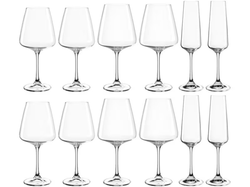 Leonardo Weingläser-Set Paladino 660 ml, 12-teilig, Transparent