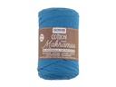 Glorex Wolle Makramee Cotton 225m x 2 mm, 250g, Neonblau