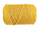Glorex Wolle Makramee Rope gedreht 63 m x 3 mm, 250g, Senfgelb
