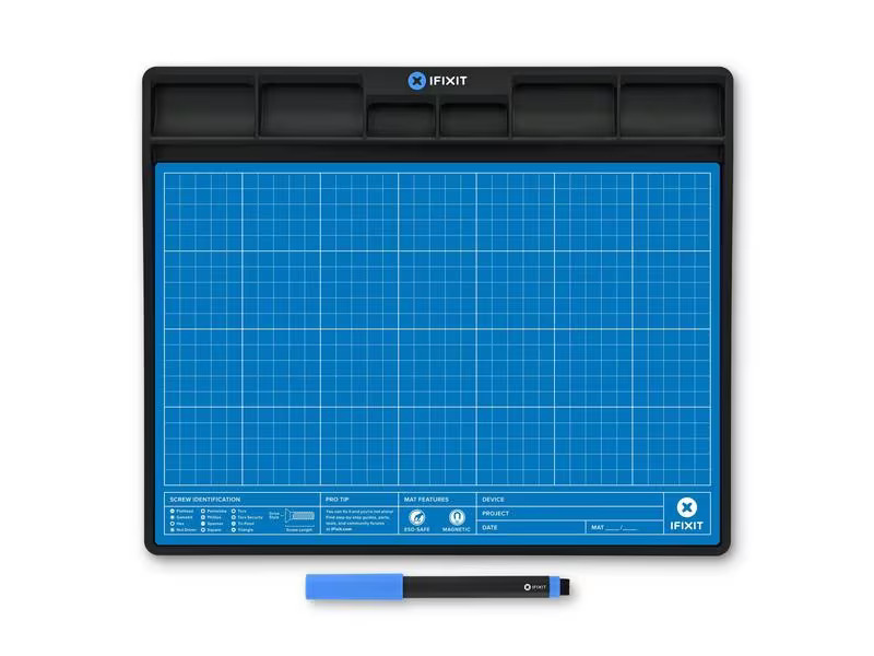 iFixit FixMat Multifunktionale Magnet- &amp; ESD-Arbeitsmatte
