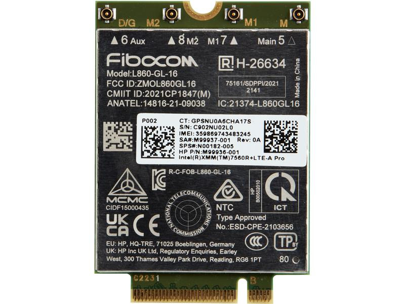 HP Modul XMM 7560 R+ LTE-Advanced Pro WWAN