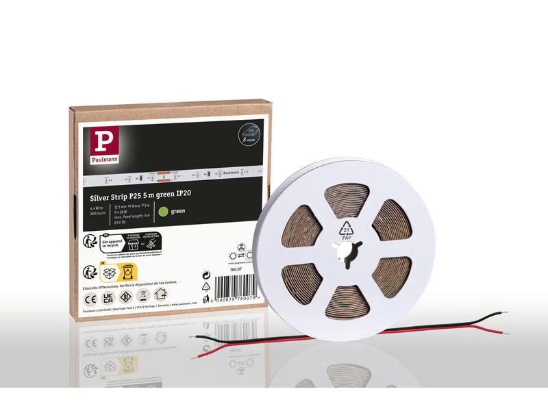 Paulmann Pro LED Strip Silver P25 5m 20W 300 lm/m 60LEDs/m