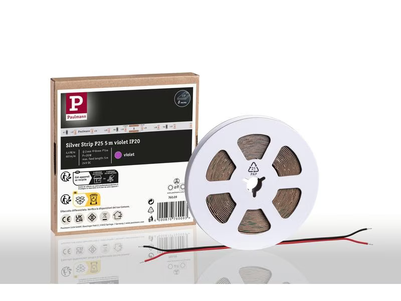 Paulmann Pro LED Strip Silver P25 5m 20W 60 lm/m 60LEDs/m