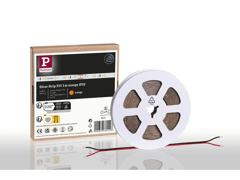 Paulmann Pro LED Strip Silver P25 5m 20W 300 lm/m 60LEDs/m