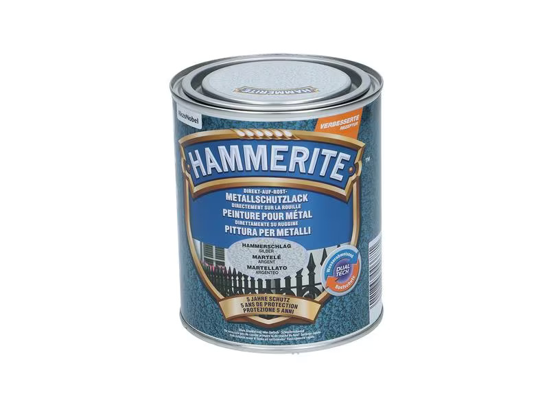Hammerite Metall-Schutzlack HS Silber, 750 ml