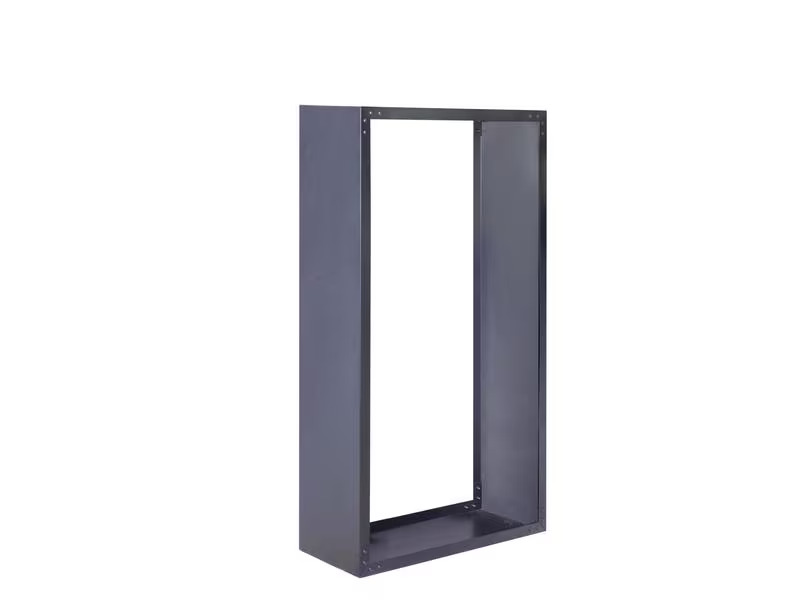 Innovesta Holzregal Metall, 75 x 35 x 149 cm, Schwarz