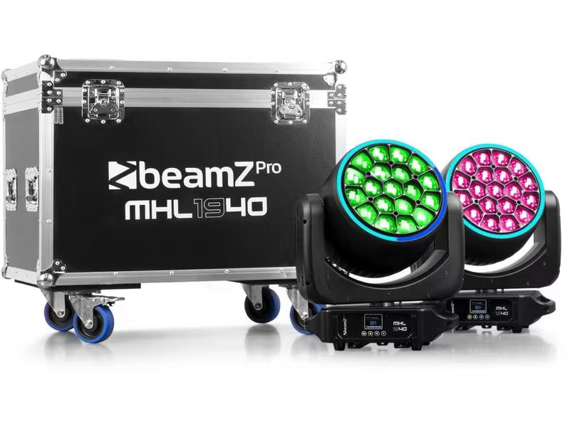 BeamZ Pro Moving Head MHL1940 Set
