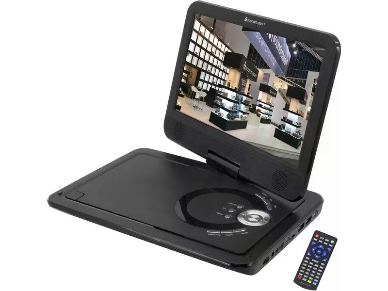 soundmaster Portabler DVD Player PDB1910SW