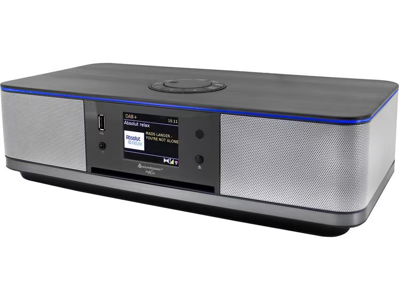 soundmaster DAB+ Radio ICD2023SW Silber