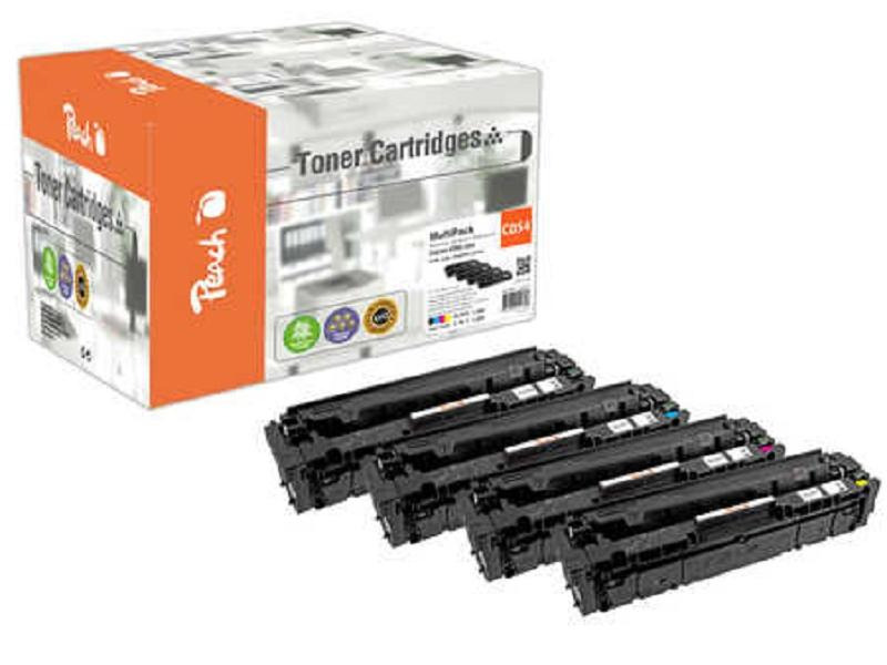 Peach Tonerset Canon CRG-054 MultiPack BK/C/M/Y