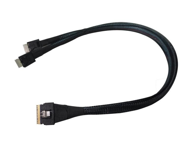Highpoint SAS-Kabel SFF-8654 - 2x SFF-8611 50 cm