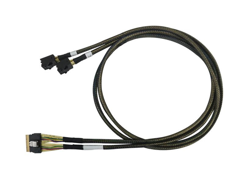 Highpoint SAS-Kabel SFF-8654 - 2x SFF-8643 100 cm