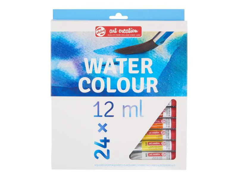 Talens Aquarellfarbe 24er Set, Mehrfarbig