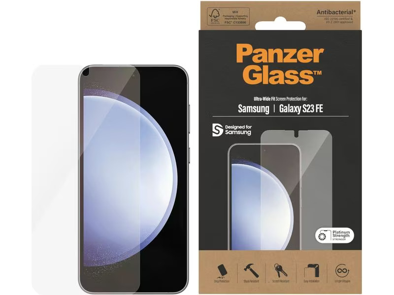 Panzerglass Displayschutz Ultra Wide Fit Galaxy S23 FE