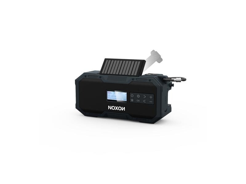 Noxon DAB+ Radio Dynamo Solar 411 Anthrazit