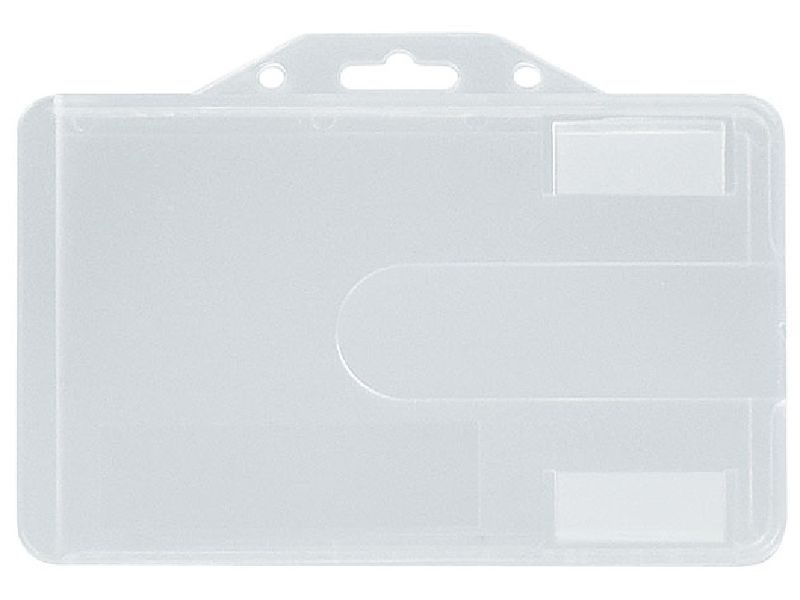 Haushaltsware Kartenhalter Badgehalter hart QH, 100 Stück