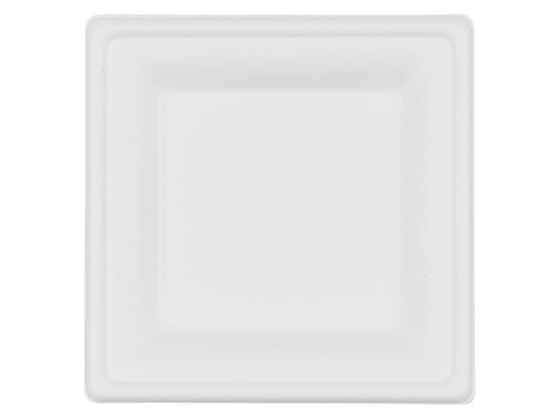 FURBER Einwegteller 16 cm, 50 Stück, Weiss