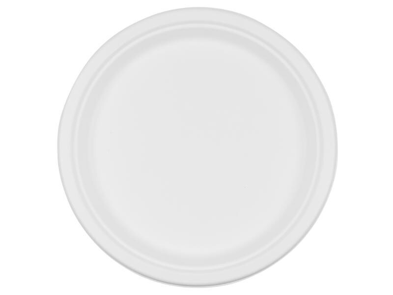 FURBER Einwegteller Ø 26 cm, 50 Stück, Weiss