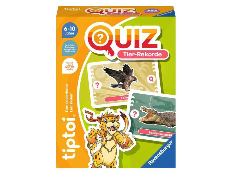 tiptoi Spiel Quiz Tier-Rekorde