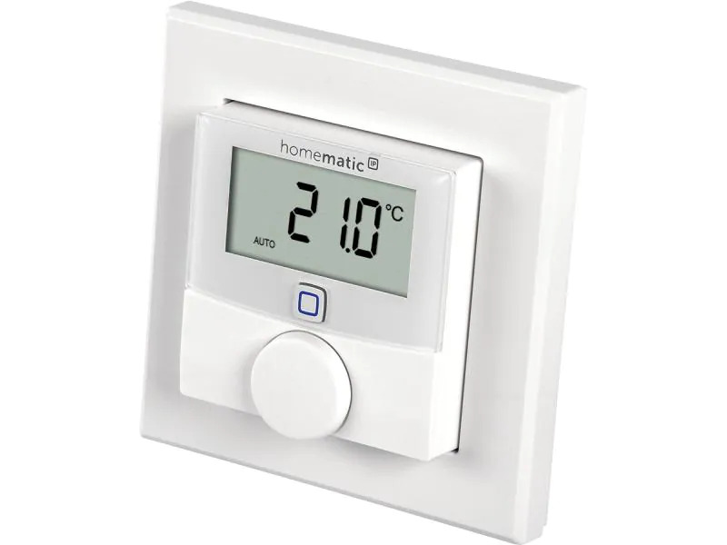 Homematic IP Smart Home Funk-Wandthermostat mit Luftfeuchtigkeitssensor