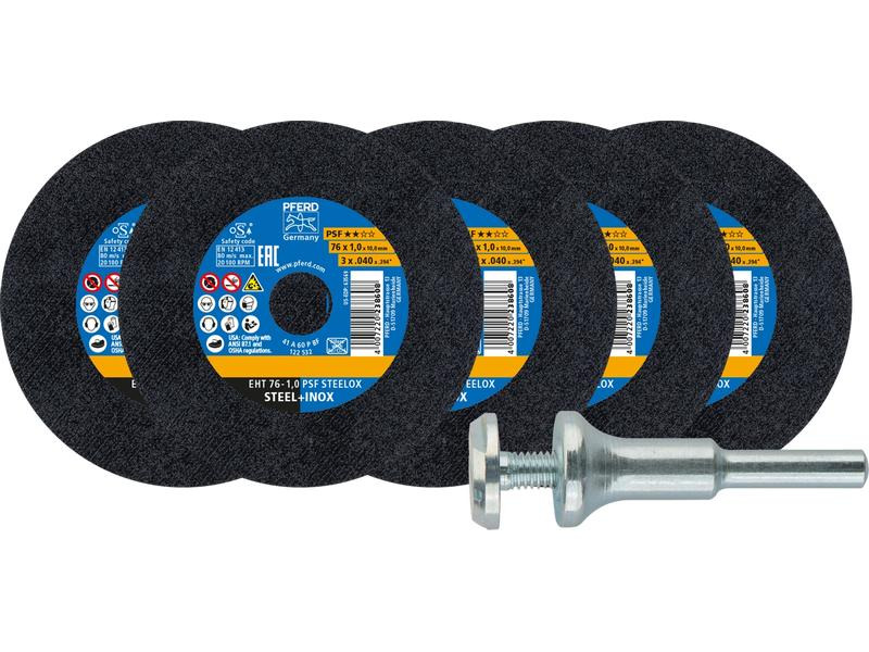 Pferd Starterkit Trennscheiben EHT 76 x 1.0 x 10 mm gerade PSF