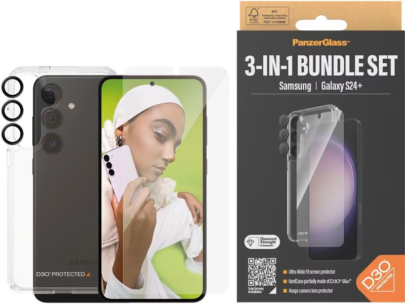 Panzerglass 3-in-1 Bundle Galaxy S24+