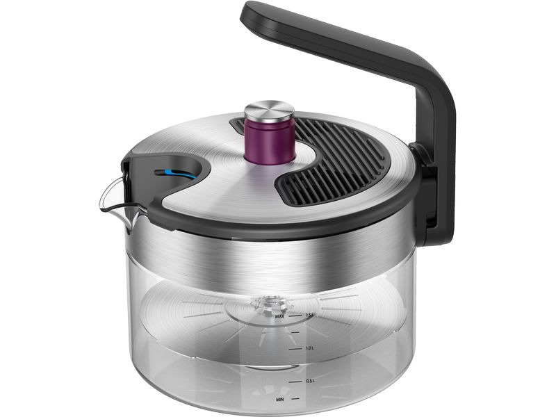 Kezzel Wasserkocher Induktiv 1.5 l, Transparent