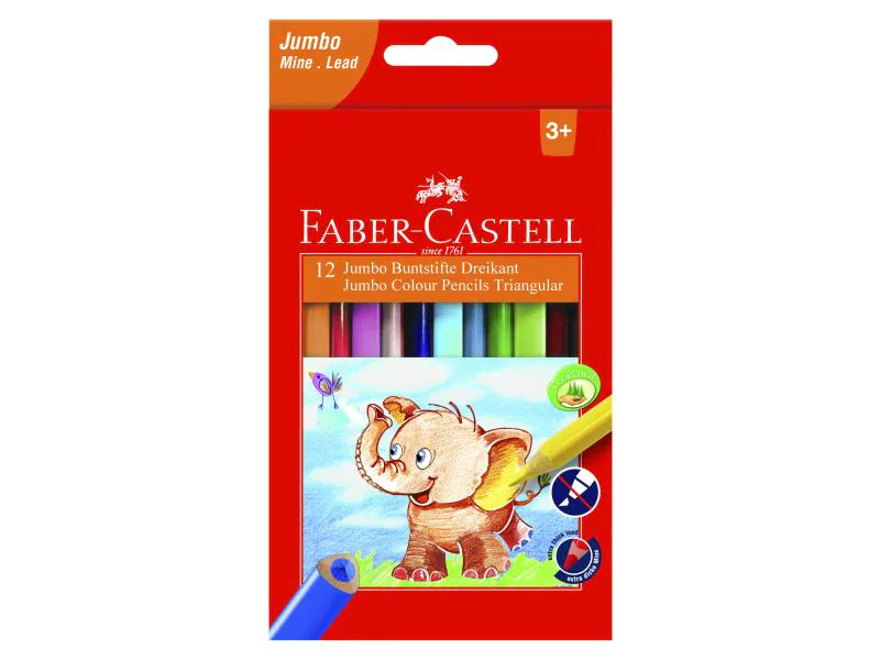 Faber-Castell Farbstifte Jumbo 12er Kartonetui