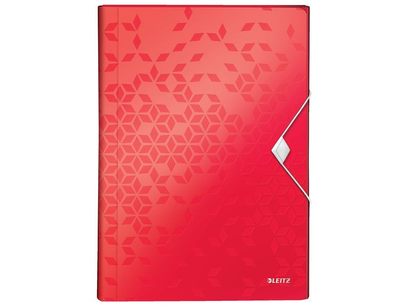 Leitz Fächermappe WOW A4, Rot