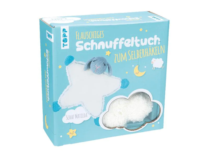 Frechverlag Häkelset Flauschiges Schnuffeltuch Schaf Matilda