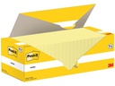 Post-it Notizzettel 3M, 76 x 76 mm, 18+6 Blöcke, Gelb