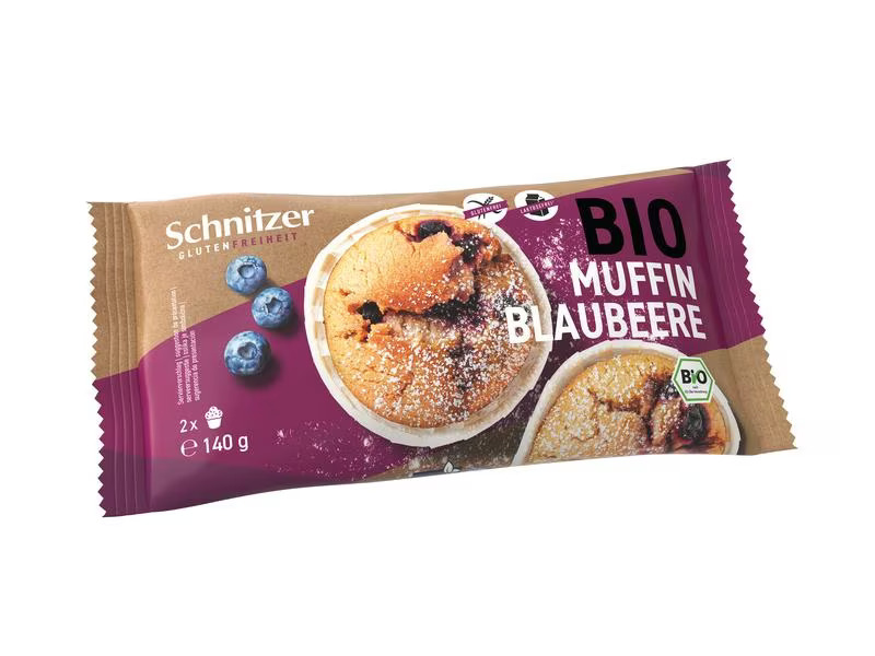 Schnitzer Gebäck Bio Muffin Blueberry glutenfrei 140 g