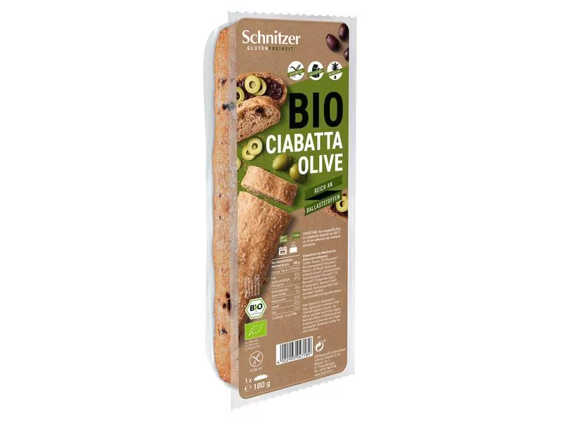 Schnitzer Bio Ciabatta  Olive glutenfrei 180 g