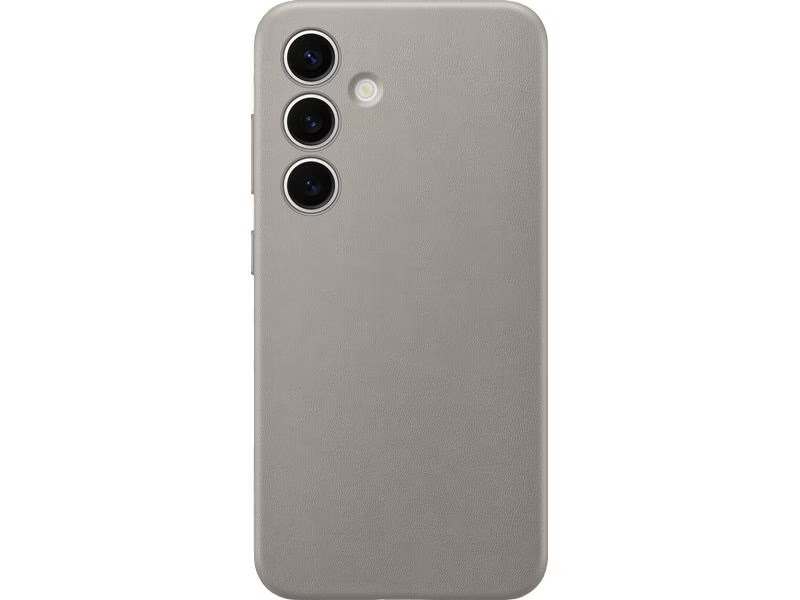 Samsung Back Cover Vegan Leather Galaxy S24 Taupe