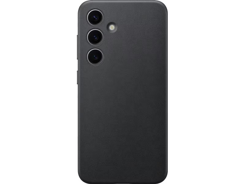 Samsung Back Cover Vegan Leather Galaxy S24 Schwarz